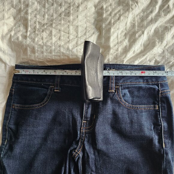 American Eagle Super Stretch Jeggings - 2014 - Dark Wash - Sz 0 Short - Picture 14 of 15